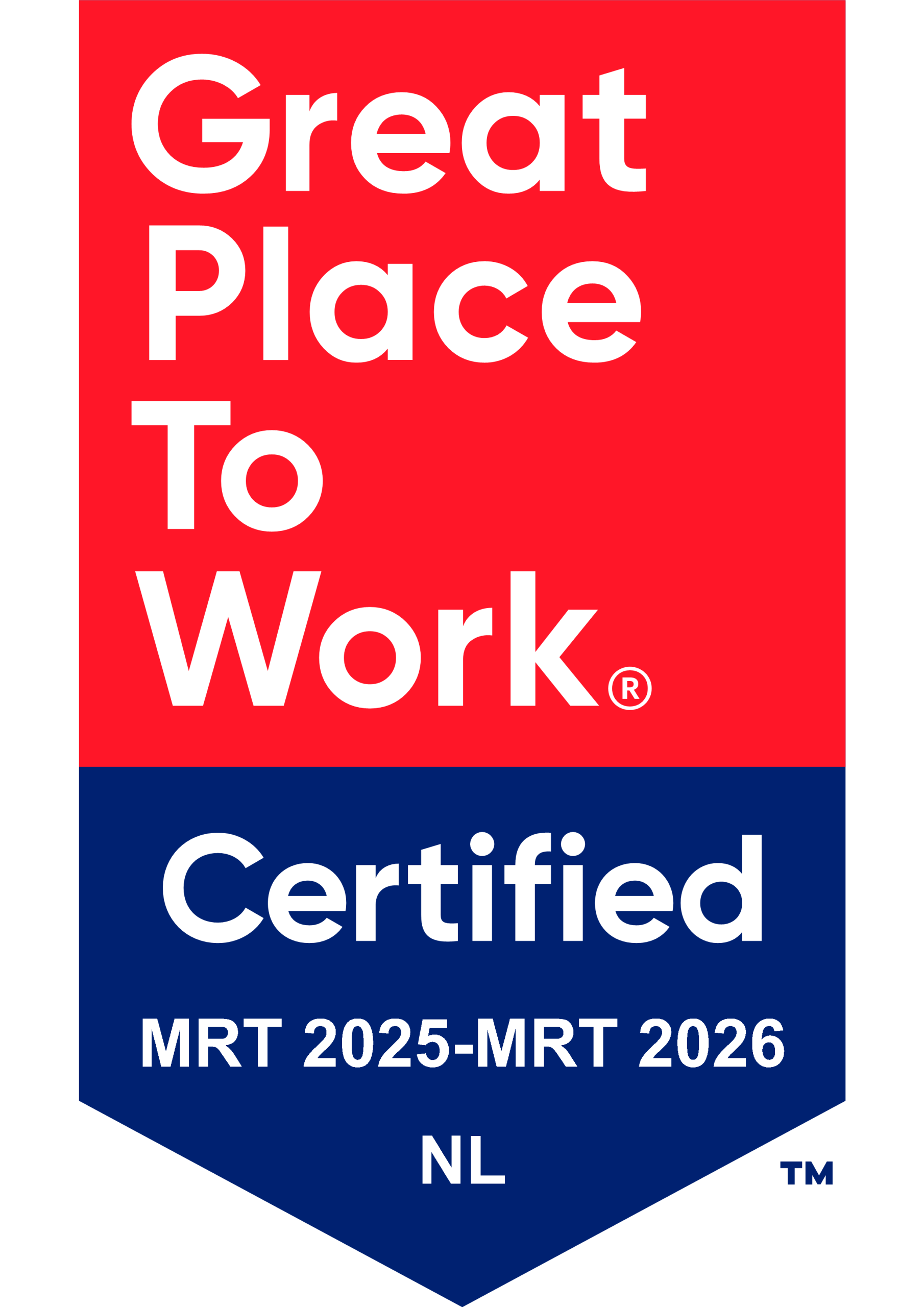 Great Place to Work Certification Badge 2025 Nederland